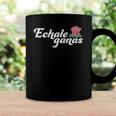 Echale Ganas Rose Vintage Retro Mexican Quote Coffee Mug Gifts ideas