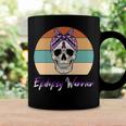 Epilepsy Warrior Skull Women Vintage Purple Ribbon Epilepsy Epilepsy Awareness V2 Coffee Mug Gifts ideas