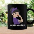 Epilepsy Warrior Strong Women With Purple Ribbon For Epilepsy Awareness Purple Ribbon Coffee Mug Gifts ideas