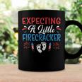 Expecting A Little Firecracker 4Th Of July Pregnancy Baby Coffee Mug Gifts ideas