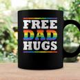 Free Dad Hugs Rainbow Lgbt Pride Fathers Day Gift Coffee Mug Gifts ideas