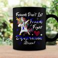 Friends Dont Let Friends Fight Dyspraxia Alone Blue Ribbon Unicorn Dyspraxia Dyspraxia Awareness Coffee Mug Gifts ideas