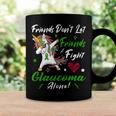 Friends Dont Let Friends Fight Glaucoma Alone Unicorn Green Ribbon Glaucoma Glaucoma Awareness Coffee Mug Gifts ideas