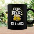 Funny Cheers And Beers To 48 Years Birthday Party Gift Coffee Mug Gifts ideas