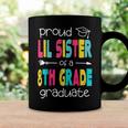 Funny Proud Lil Sister Of A Class Of 2022 8Th Grade Graduate Coffee Mug Gifts ideas