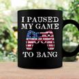 Gamer 4Th Of July Bang Patriot American Flag Game Controller Coffee Mug Gifts ideas