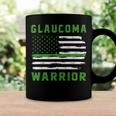 Glaucoma Warrior Usa Flag United States Flag Green Ribbon Glaucoma Glaucoma Awareness Coffee Mug Gifts ideas