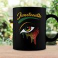 Happy Juneteenth 1865 Bright Eyes Melanin Retro Black Pride Coffee Mug Gifts ideas