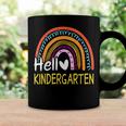Hello Kindergarten Team Kinder Back To School Rainbow Kids Coffee Mug Gifts ideas