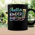 Hello Kindergarten Tie Dye Teachers Kids Back To School Coffee Mug Gifts ideas