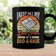 I Keep All My Dad Jokes In A Dad-A-Base Vintage Father Dad Coffee Mug Gifts ideas