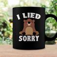 I Lied Sorry Funny Groundhog Day Brown Pig Gift Coffee Mug Gifts ideas I Lied Sorry Funny Groundhog Day Brown Pig Gift Coffee Mug Gifts ideas