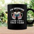 Im Drinking For Two This Year Pregnancy 4Th Of July Coffee Mug Gifts ideas