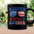 Keeper Of The Gender 4Th Of July Baby Gender Reveal Coffee Mug Gifts ideas