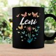 Leni Birthday Sister Butterfly Dandelion Name Leni Coffee Mug Gifts ideas