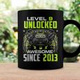 Level 9 Unlocked Awesome Since 2013 9Th Birthday Gaming V8 Coffee Mug Gifts ideas