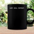 List Sell Repeat Real Estate Agents Coffee Mug Gifts ideas