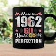 Made 1962 Floral 60 Years Old Family 60Th Birthday 60 Years Coffee Mug Gifts ideas