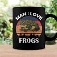 Man I Love Frogs Funny Retro Frog V2 Coffee Mug Gifts ideas