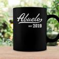 Mens Abuelo Est 2019 Distressed Coffee Mug Gifts ideas