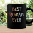 Mens Best Roman Ever Retro Vintage First Name Gift Coffee Mug Gifts ideas