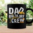 Mens Construction Dad Birthday Crew Party Worker Dad Coffee Mug Gifts ideas