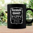 Mens Cornhole Champion Boss Of The Toss Pappy Coffee Mug Gifts ideas