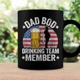 Mens Dad Bod Drinking Team Member American Flag 4Th Of July Beer Coffee Mug Gifts ideas