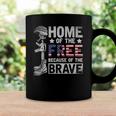Mens Home Of The Free Because Of The Brave Proud Veteran Soldier Coffee Mug Gifts ideas