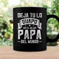 Mens Mexican Mejor Papa Dia Del Padre Camisas Fathers Day Coffee Mug Gifts ideas