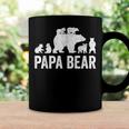 Mens Papa Bear Fathers Day Grandad Fun 6 Cub Kid Grandpa Coffee Mug Gifts ideas