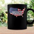 Merica Patriotic American Flag Pride Fourth Of JulyV3 Coffee Mug Gifts ideas