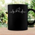 Minimalist Heartbeat Cropped Great Dane Coffee Mug Gifts ideas