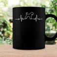 Minimalist Heartbeat Giant Schnauzer Coffee Mug Gifts ideas