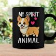 My Spirit Animal Corgi Dog Love-R Dad Mom Boy Girl Funny Coffee Mug Gifts ideas