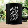 Nerdy Dirty Inked & Curvy Tattoo Woman Girl Nerd Coffee Mug Gifts ideas
