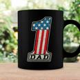 Number One Dad American Flag 4Th Of July Fathers Day Gift Coffee Mug Gifts ideas