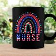 Nurse Stethoscope Rainbow Memorial Day 4Th Of July Nursing Coffee Mug Gifts ideas
