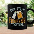 Our First Fathers Day Together First Fathers Day Father Son Daughter Matching Coffee Mug Gifts ideas