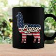 Papa Llama 4Th Of July American Flag Patriotic Dad Father Coffee Mug Gifts ideas
