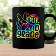 Peace Out 2Nd Grade Graduation Last Day Of School Tie Dye Coffee Mug Gifts ideas