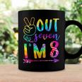 Peace Out Seven Im 8 Tie Dye 8Th Happy Birthday Boy Girl Coffee Mug Gifts ideas