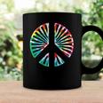 Peace Sign Rainbow Colors 70S 80S Party Coffee Mug Gifts ideas