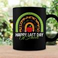 Rainbow Happy Last Day Of School Teacher Kids Graduation Coffee Mug Gifts ideas