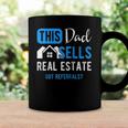 Real Estate Agent Men Dad Funny Realtor Gift Raglan Baseball Coffee Mug Gifts ideas