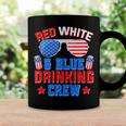 Red White And Blue Drinking Crew 4Th Of July Sunglasses Coffee Mug Gifts ideas