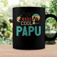 Reel Cool Papu Vintage Funny Fishing Rod Gift Fisherman Papu Coffee Mug Gifts ideas