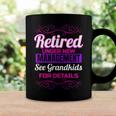 Retired Grandma Retirement Grandkids Retiree Farewell Party Coffee Mug Gifts ideas