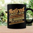Retired Grandpa Grandma Funny Grandkids Farewell For Retiree Coffee Mug Gifts ideas