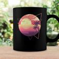 Retro 80S Vaporwave Aesthetic Tropical Sunset 90S Vaporwave Coffee Mug Gifts ideas